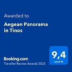 Aegean Panorama In Feriehus Tínos